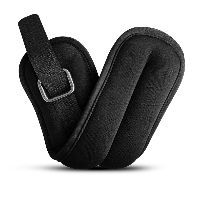 Greutati pentru glezne si incheieturi, 2kg, Negru - imagine 3