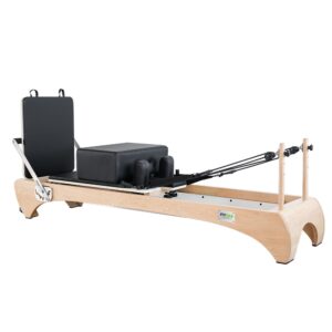 Reformer Pilates FitFab, cadru curbat din artar alb nord-american
