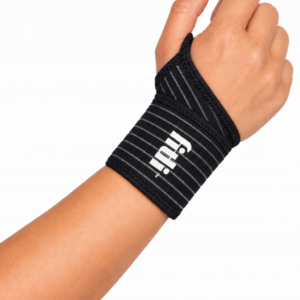 Orteza pentru Incheietura Mainii Fitli, Stabilizator Elastic cu Compresie Reglabila, Negru
